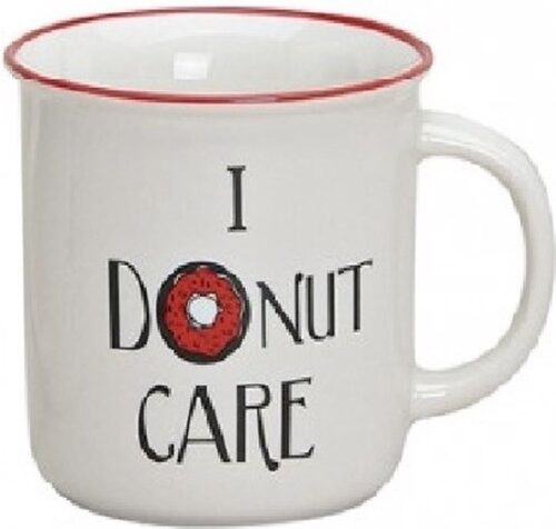 Mok emaille-style I donut care