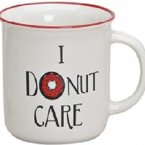 Mok emaille-style I donut care