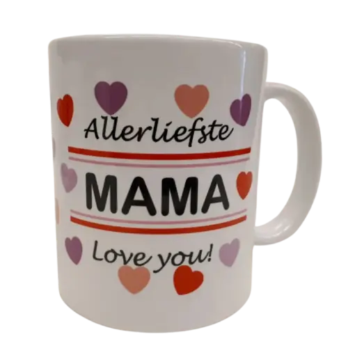 Mok allerliefste mama love you met hartjes