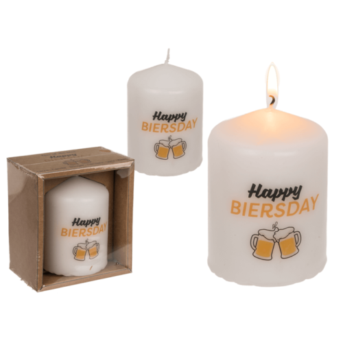 Verjaardagskaars met tekst Happy Biersday - Afbeelding 4